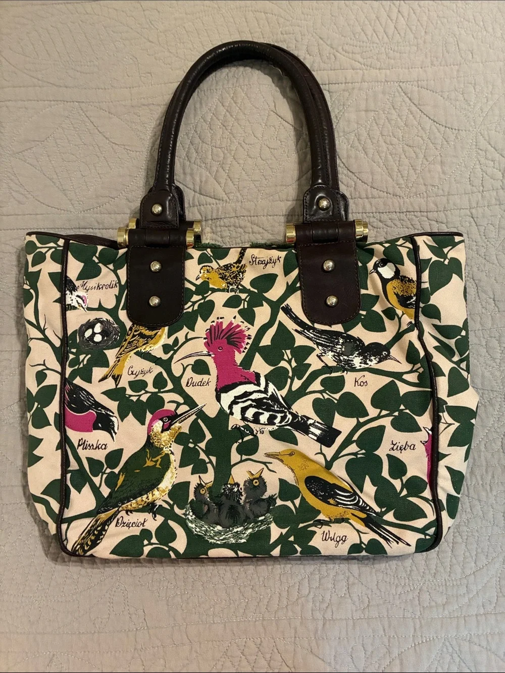 Anthropologie Lucky Penny boho Bird shoulder bag - Picture 2 of 7